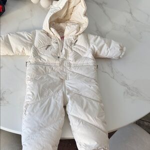 Il Gufo Cream Snowsuit for Kids